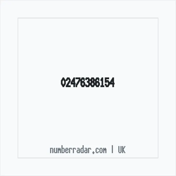Reverse number check for +44 24 7638 6154 — who called me?
