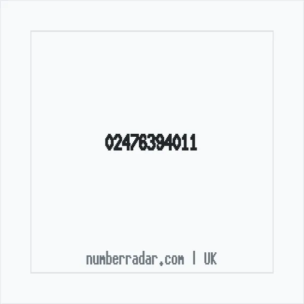 Reverse number check for +44 24 7639 4011 — who called me?