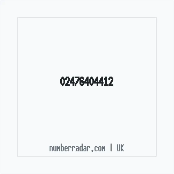 Reverse number check for +44 24 7640 4412 — who called me?