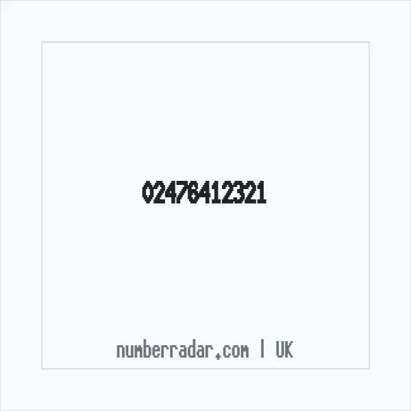 Reverse number check for +44 24 7641 2321 — who called me?