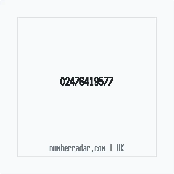 Reverse number check for +44 24 7641 9577 — who called me?