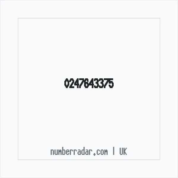 Reverse number check for +44 247643375 — who called me?