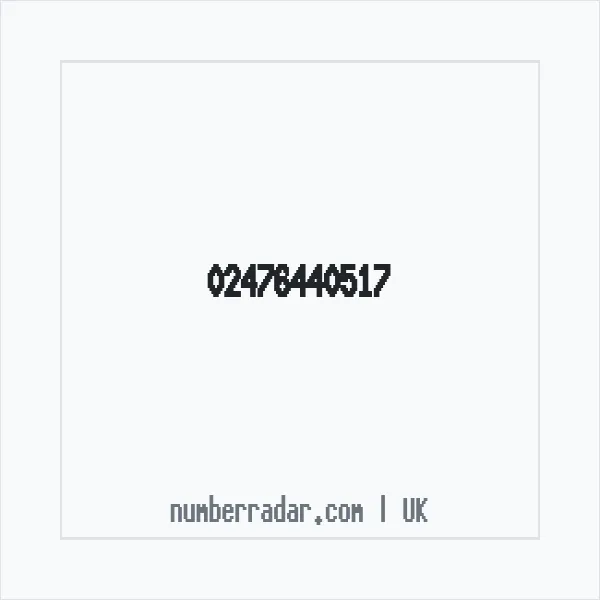 Reverse number check for +44 24 7644 0517 — who called me?