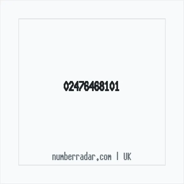 Reverse number check for +44 24 7646 8101 — who called me?