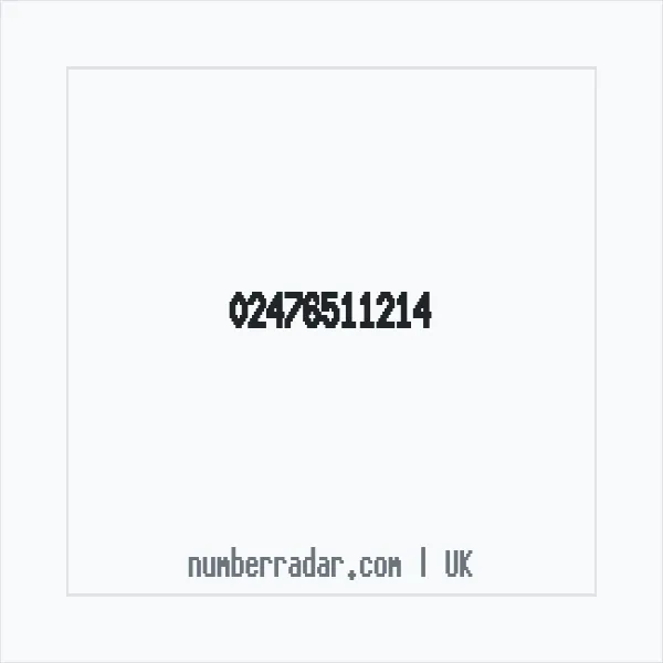 Reverse number check for +44 24 7651 1214 — who called me?