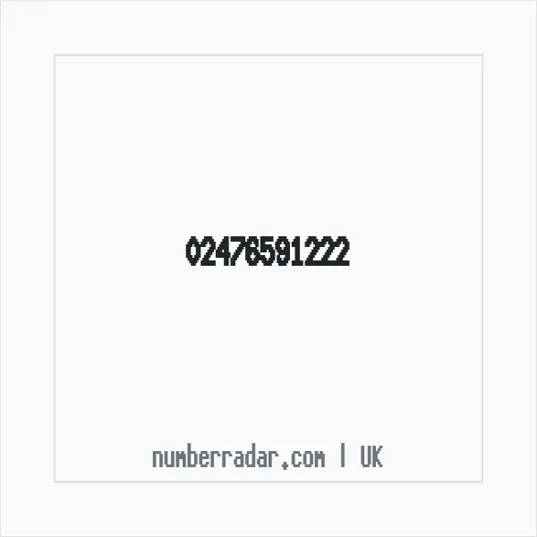 Reverse number check for +44 24 7659 1222 — who called me?