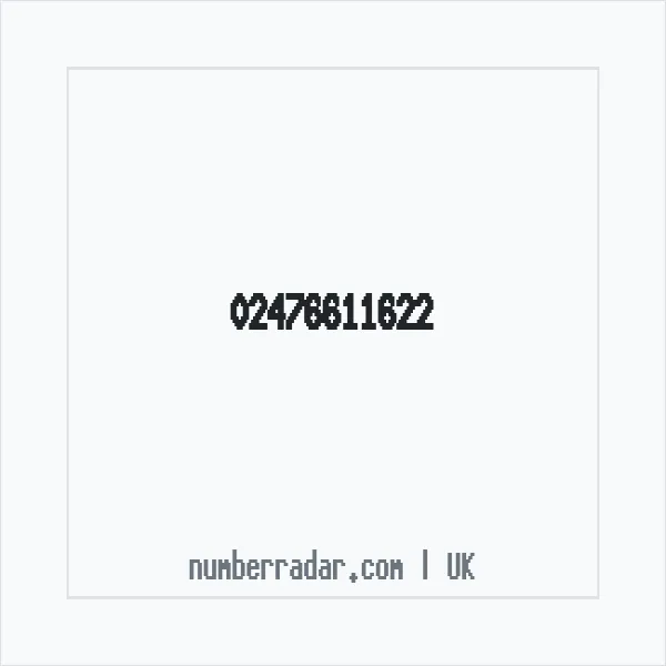 Reverse number check for +44 24 7661 1622 — who called me?