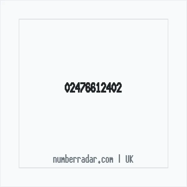 Reverse number check for +44 24 7661 2402 — who called me?