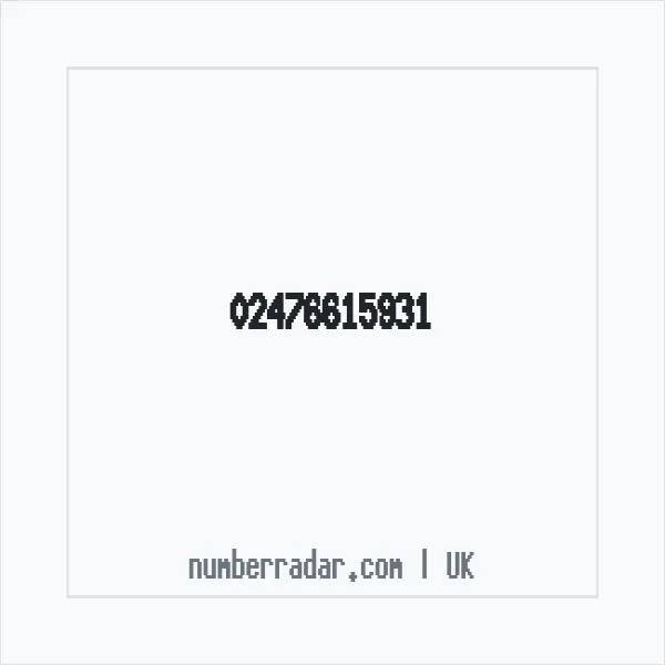 Reverse number check for +44 24 7661 5931 — who called me?