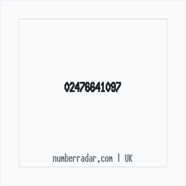 Reverse number check for +44 24 7664 1097 — who called me?
