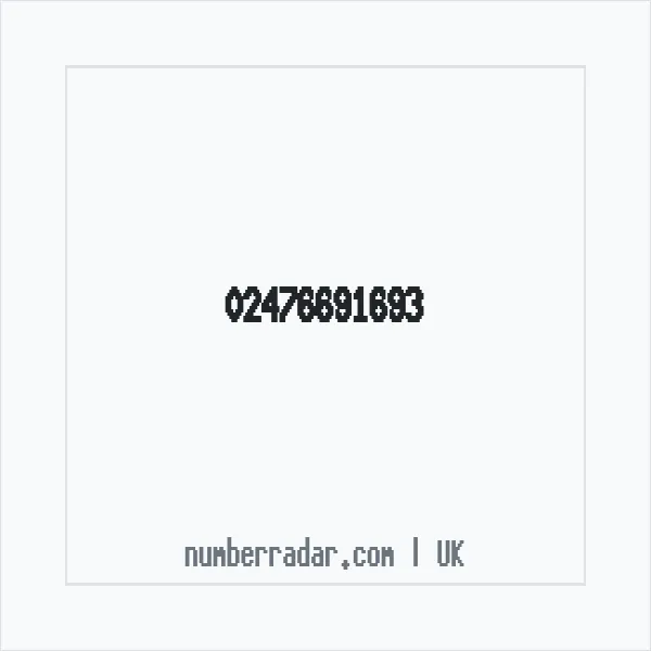 Reverse number check for +44 24 7669 1693 — who called me?