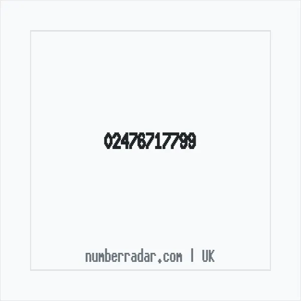 Reverse number check for +44 24 7671 7799 — who called me?