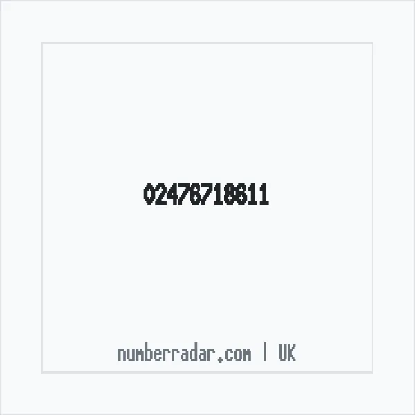 Reverse number check for +44 24 7671 8611 — who called me?