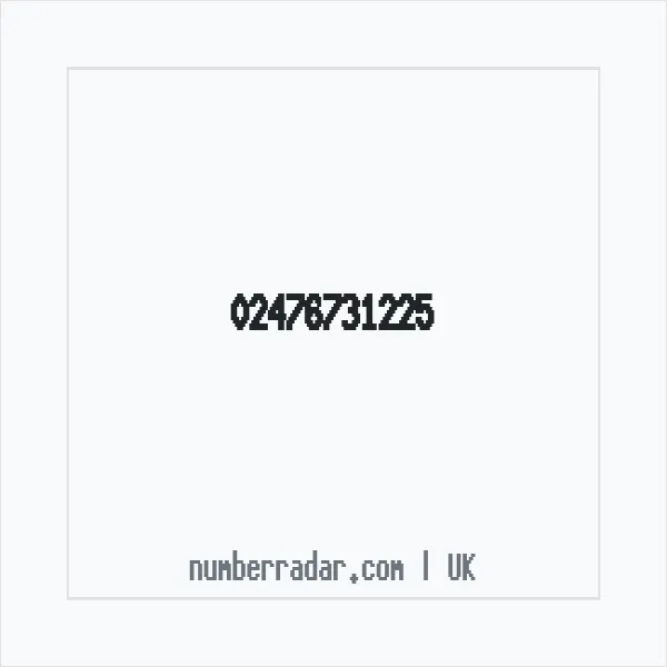 Reverse number check for +44 24 7673 1225 — who called me?