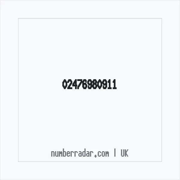 Reverse number check for +44 24 7698 0911 — who called me?