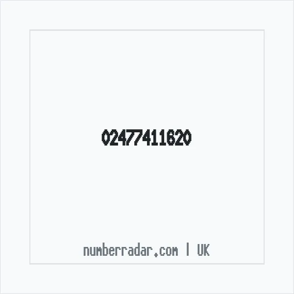 Reverse number check for +44 24 7741 1620 — who called me?