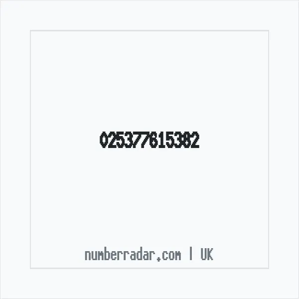 Reverse number check for +44 (2537) 761-538 — who called me?