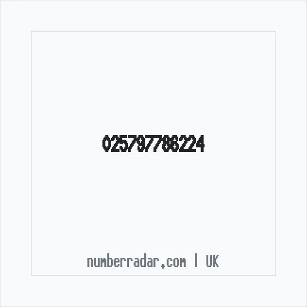 Reverse number check for +44 (2579) 778-622 — who called me?