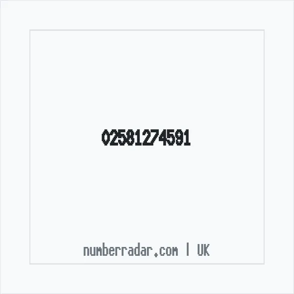 Reverse number check for +44 25 8127 4591 — who called me?
