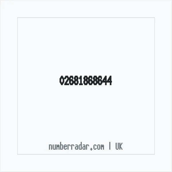Reverse number check for +44 26 8186 8644 — who called me?