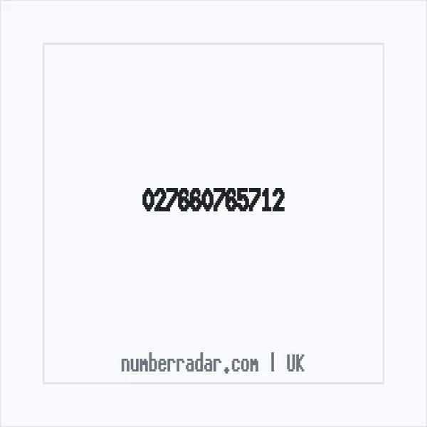 Reverse number check for +44 (2766) 076-571 — who called me?