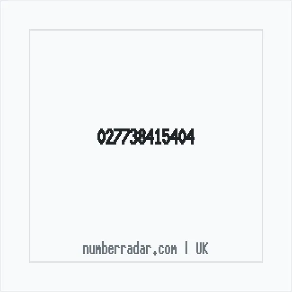 Reverse number check for +44 (2773) 841-540 — who called me?