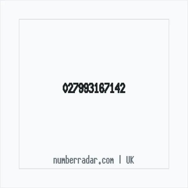 Reverse number check for +44 (2799) 316-714 — who called me?