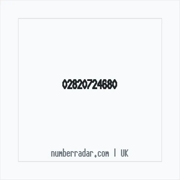 Reverse number check for +44 28 2072 4680 — who called me?