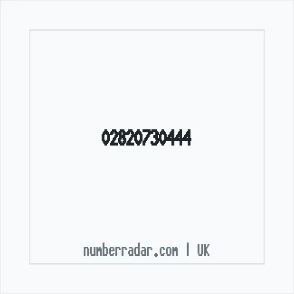 Reverse number check for +44 28 2073 0444 — who called me?