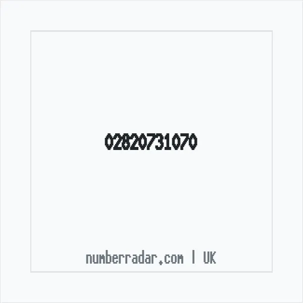 Reverse number check for +44 28 2073 1070 — who called me?