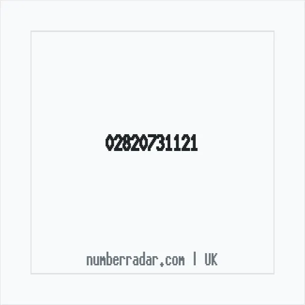 Reverse number check for +44 28 2073 1121 — who called me?