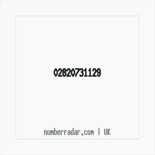 Reverse number check for +44 28 2073 1129 — who called me?