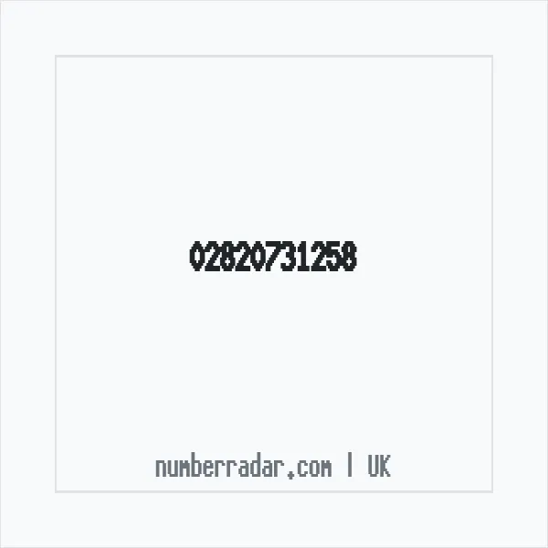 Reverse number check for +44 28 2073 1258 — who called me?