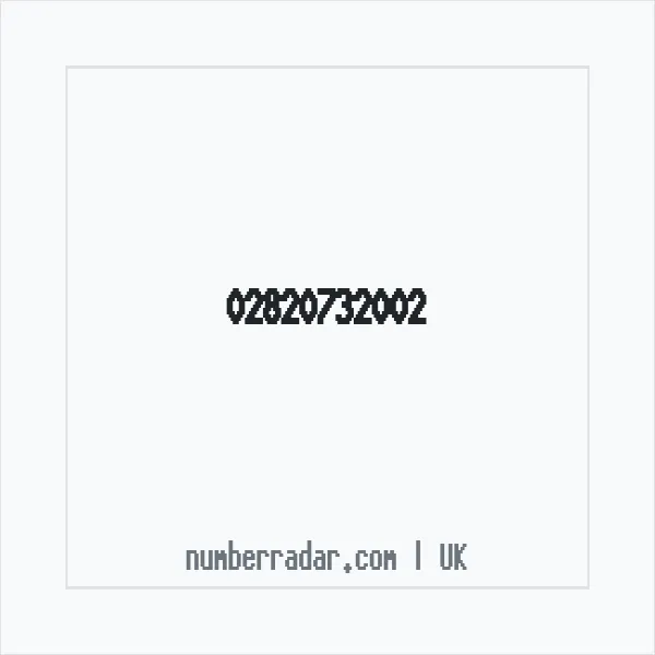 Reverse number check for +44 28 2073 2002 — who called me?