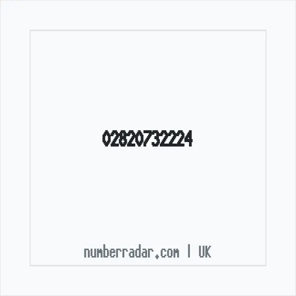 Reverse number check for +44 28 2073 2224 — who called me?