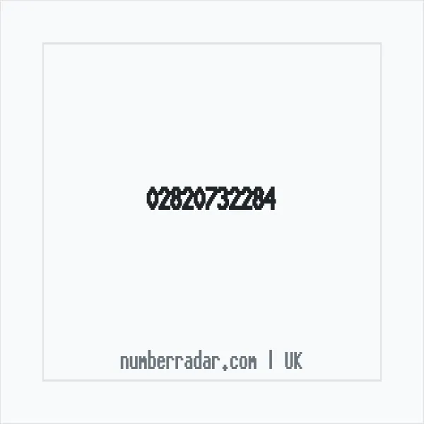 Reverse number check for +44 28 2073 2284 — who called me?