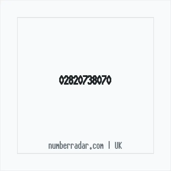 Reverse number check for +44 28 2073 8070 — who called me?