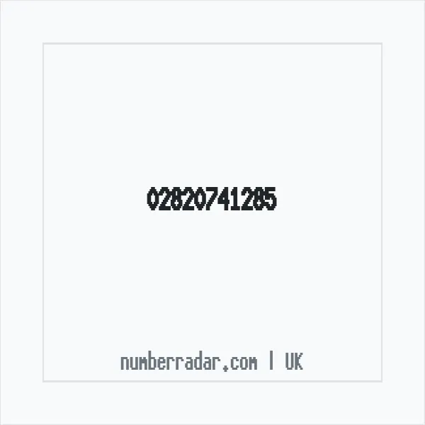 Reverse number check for +44 28 2074 1285 — who called me?
