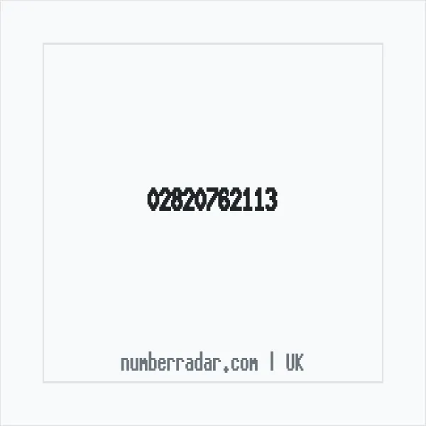 Reverse number check for +44 28 2076 2113 — who called me?