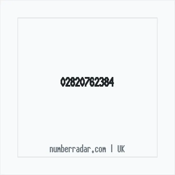 Reverse number check for +44 28 2076 2384 — who called me?