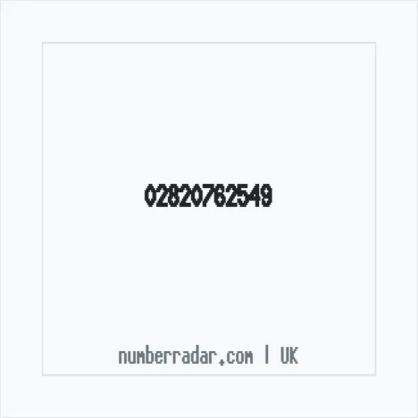 Reverse number check for +44 28 2076 2549 — who called me?