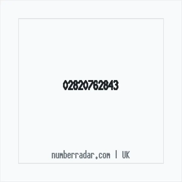 Reverse number check for +44 28 2076 2843 — who called me?