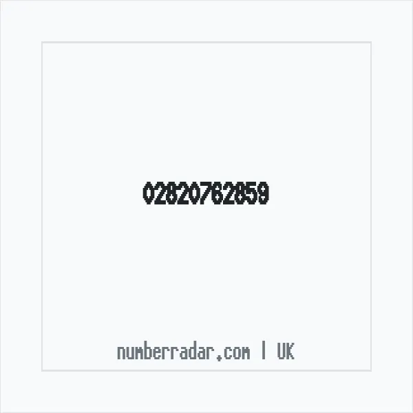 Reverse number check for +44 28 2076 2859 — who called me?