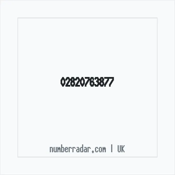 Reverse number check for +44 28 2076 3877 — who called me?