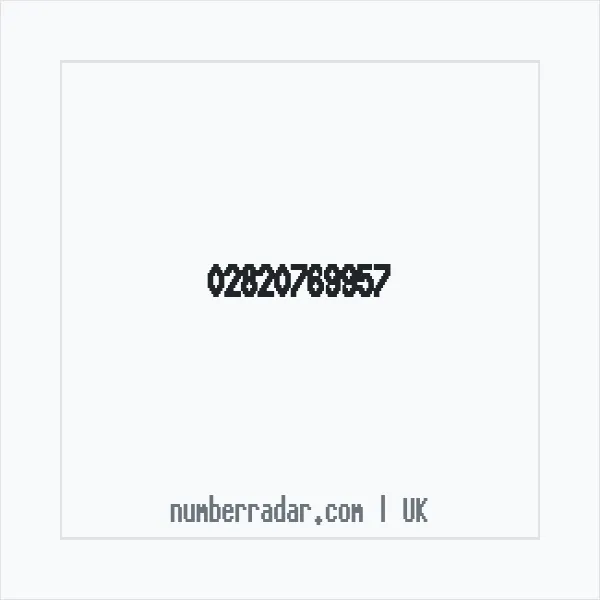 Reverse number check for +44 28 2076 9957 — who called me?