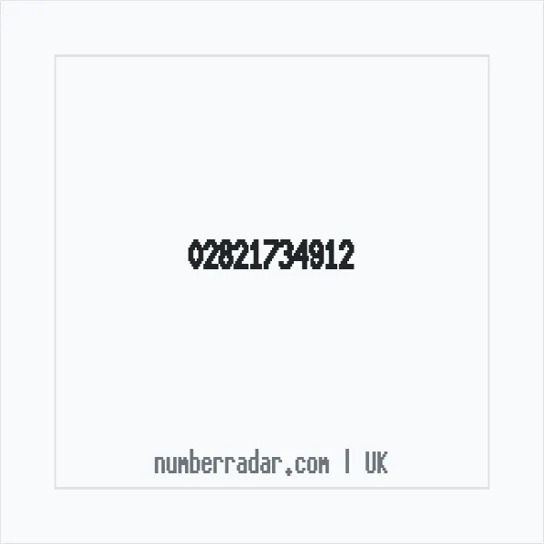 Reverse number check for +44 28 2173 4912 — who called me?