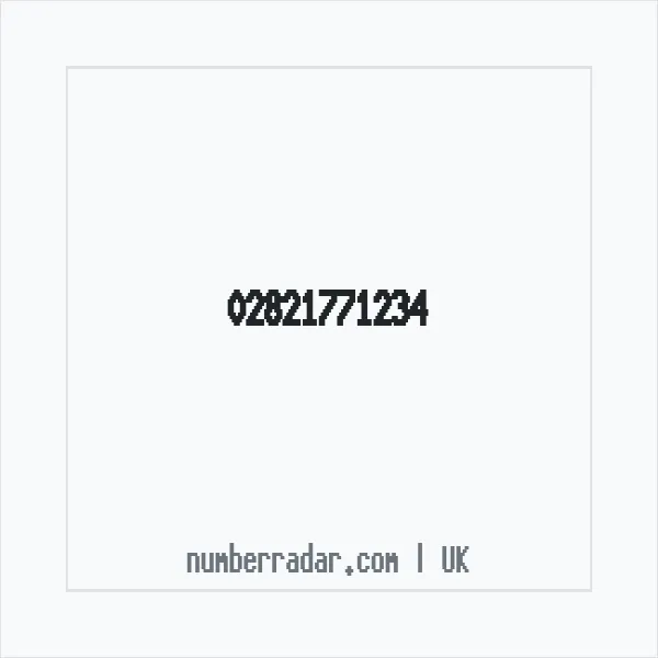 Reverse number check for +44 28 2177 1234 — who called me?