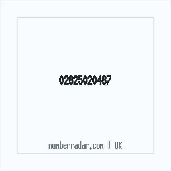 Reverse number check for +44 28 2502 0487 — who called me?