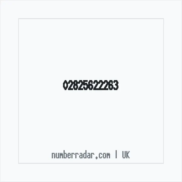 Reverse number check for +44 28 2562 2263 — who called me?