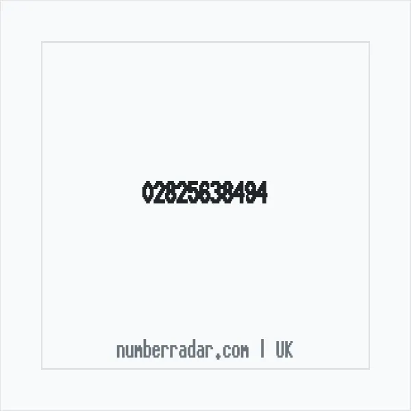 Reverse number check for +44 28 2563 8494 — who called me?